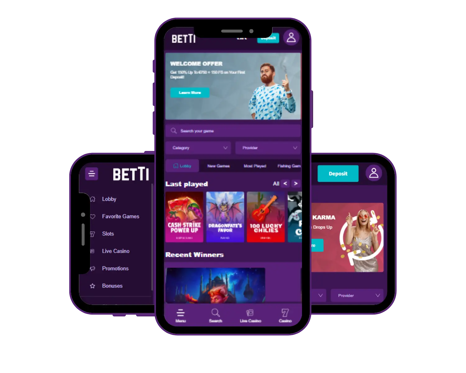 Betti Casino app